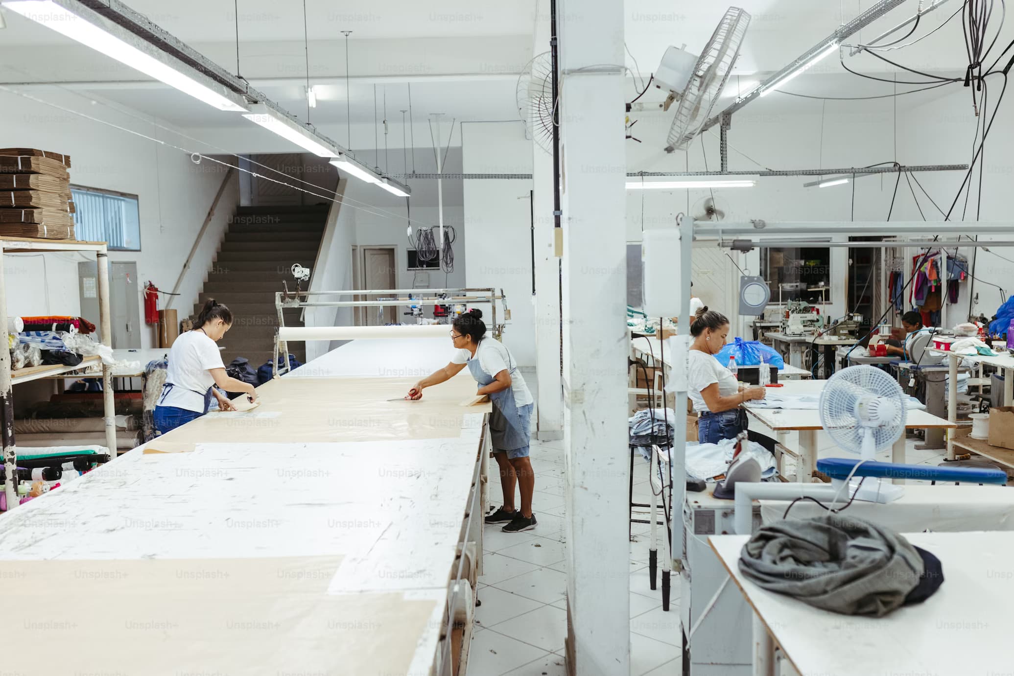 Modern Garment Manufacturing Facility